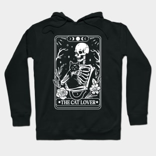 The cat lover tarot, Shirt, Skeleton Tarot Card Shirt, Tarot flower skull shirt, Flower Skull Shirt, Tarot Card Lover Shirt, Skeleton Hoodie